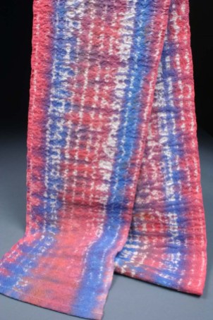 Rainbow Shirbori scarf #4